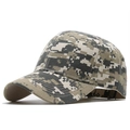 Casquette de baseball camouflage numérique pour extérieur, protection solaire randonnée et pêche - Réglable / Camo Numérique Kaki