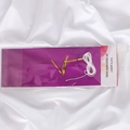 Kit guirlande glands en papier violet avec attaches dorées pour déco fête et mariage - Pack de 5 / Violet