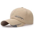Berretto sportivo kaki con visiera lunga e stampa SPORTS FASHION CAP 87 di moda - Beige Scuro