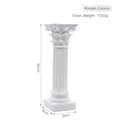 White Roman column decor piece with classical Corinthian details for modern home display - Roman Column