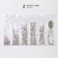 Cristales nail art fondo plano Light of Heaven colores aurora surtido tamaños SS4-SS16 - SS4-SS16(6 Rejillas) / Luz del Cielo