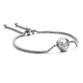 Bracciale Sagittario in argento con catena a scorrimento regolabile e dettagli brillanti - Sagittario (KB120297-KFC)