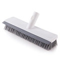 3-in-1 multifunctionele vloerborstel met harde borstelharen en rubberen wisser - Dual-use Vloerborstel (Wit)