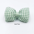 Nœud papillon en tissu à carreaux vert et blanc pour accessoires DIY, 4x7cm - 4cm*7cm / Nœud Vert
