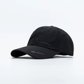 Black quick-dry sports baseball cap with KAIRUI logo and lightweight breathable design - Black