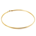 Poliertes goldene Schlangenknochenkette aus Edelstahl mit Karabinerverschluss für Damen - Gold - 3mm Breite (KN107120-Z)