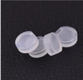 Translucent silicone ear clip pads and converters for non-pierced DIY jewelry making - Side Opening Anti-Pain Pad / Small / Clear