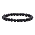 Bracciale in perle di Pietra del sole blu sfaccettata per uomo e donna con effetto stellato - Pietra Arenaria Blu Sfaccettata Stile Semplice