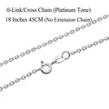 O-Chain [18 Inch 45CM] White Gold