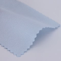 Light blue microfiber jewelry polishing cloth with serrated edges for cleaning silver - Blue