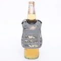 Tactische bierfleskoeler in grijs digitaal camo-patroon met verstelbare klittenbandsluiting - ACU Camouflage