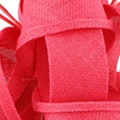 Elegant red mesh linen fascinator headband featuring detailed woven texture for banquets - Watermelon red