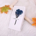 Greeting card with blue dried flowers and text especially for you on soft fur backdrop - Royal Blue Crystal Grass