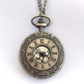 Cadran doré ajouré Collier 80cm Bronze
