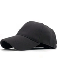 Dark grey textured baseball cap with breathable fabric and curved brim on white background - Coffee