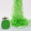 Hanging bright green spiral streamers for festive party and birthday wall decorations - Green