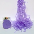 Purple spiral hanging decorations for weddings and parties in package and expanded form - Light Purple