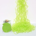 Vibrant lime green spiral hanging decorations for wedding and birthday party events - Fruit Green