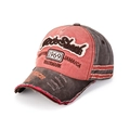 Berretto da baseball vintage bicolore con ricamo Rock Shark sulla parte anteriore - M (56-58cm) / Rosa