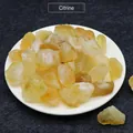 Natural raw Citrine crystal stones with irregular shapes and golden yellow gradients - Citrine