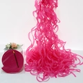 Vibrant pink spiral paper garland for party and wedding ceiling hanging decoration - Rose Red