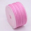 3mm pink pineapple cord on a spool for DIY jewelry making and braiding projects - Pink