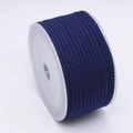 Spool of 3mm dark blue braided jewelry cord for DIY bracelet making and crafts - Dark Blue