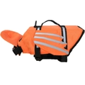 Orange dog life jacket with angel wings, reflective strips and rescue handle for swimming - XS / Orange