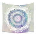 Blue and purple watercolor mandala tapestry in bohemian style for room decoration - GT111211 / 73X95CM (Cross-border Brushed)