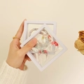 L012-9cm White Box / Transparent Small Square Box
