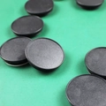 Rond Rainuré Noir