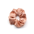 Elegante elastico per capelli in raso di seta oro champagne con texture liscia e morbida - Champagne scuro