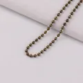 3,2 mm antieke bronzen kogelketting voor sieraden maken en accessoire labels - 3.2mm / Antiek Brons