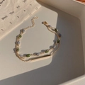Pulsera De Oro De Doble Capa S130