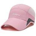 Berretto da baseball rosa e grigio a ricarica rapida con mesh e logo bianco - Regolabile / Rosa