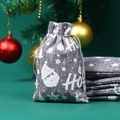 Snowflake Old Man With Gray Background|10*14cm