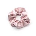 Elastico per capelli grande in raso rosa chiaro con finitura liscia e lucida - Rosa Chiaro