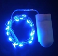 Blu / Nuovo Pulsante 2032 - Luce Costante 5 Metri 50 Luci