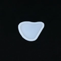 Translucent silicone mold in irregular heart shape for DIY resin pendant and jewelry making - Silicone Pendant Mold (4) - 80x90mm