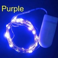 Viola / Nuovo Pulsante 2032 - Luce Costantemente Accesa 2m 20m
