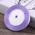 6mm lavender satin ribbon roll for gift wrapping and hair accessory DIY crafts - Light Purple