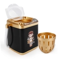 Mini-Spielzeugwaschmaschine in Schwarz und Gold mit abnehmbarem Schleuderkorb für Kinder - Gold (Schwarz & Gold)
