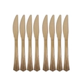 25 Gold Plastic Knives per Pack