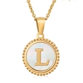 Gold Letter L