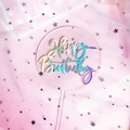 Happy Birthday / 1.3mm Thickness Round Holographic
