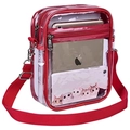 Burgundy / Pvc 30 Thread 20*15*4.6cm Small Size