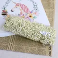Détails de boutons de fleurs séchées naturelles pour couronnes de mariage et artisanat - 144 Pièces/Sac / Light jaune