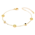 Round Four-leaf Flower / 18K Gold