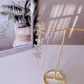 Cerchietto stelle argento con cristalli su base in metallo per un accessorio capelli di lusso - Design a Stella Marina