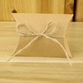 Yellow Cow Pillow Box + Hemp Rope
